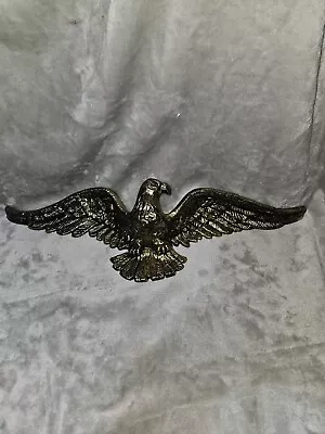 Vintage Metal Eagle Wall Hanging Plaque • $19.99