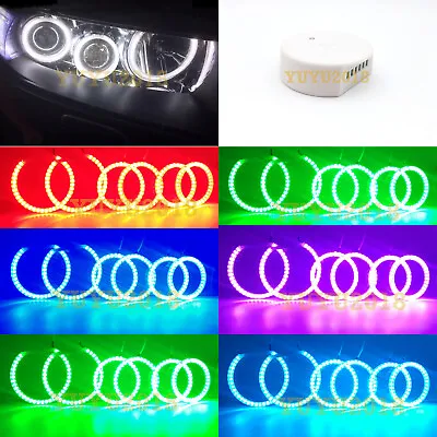 Bluetooth RGB LED Halo Ring For Honda Accord CL7 CL9 03-07 Headlight Angel Eye • $86.39