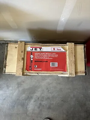 JET 290005 JLH-900-5 9 Ton Capacity Lever Hoist With 5' Lift Brand New In Crate • $399