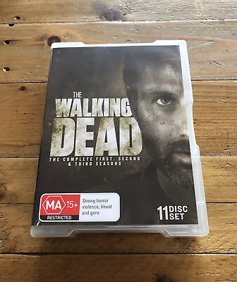 The Walking Dead Complete First Second & Third Seasons (DVD 11-Disc Set) 1 2 3 • $15