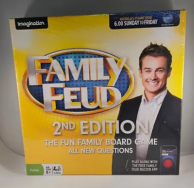 Family Feud Board Game (2nd Australian Edition)  2015 New & Sealed • $34.95