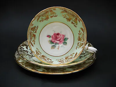 Vintage Paragon Pink Rose China Trio Cup Saucer Plate By Appointment Queen Mary • $179