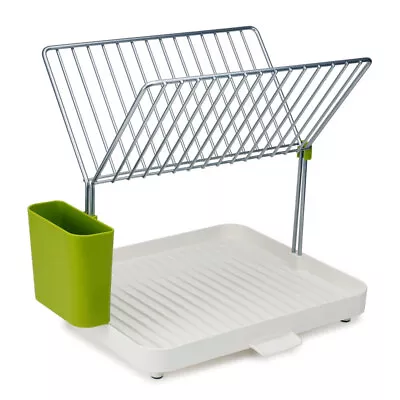 Joseph Joseph Y-Rack Draining Dish Drying Rack Kitchen Storage/Organiser Green • $85