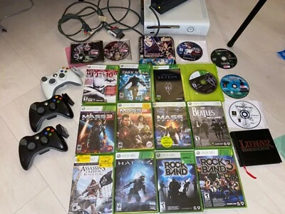 $170 • Buy XBox 360 White Games Lot Used Plus Vagrant Story Lunar Silver Star Wild Arms 4