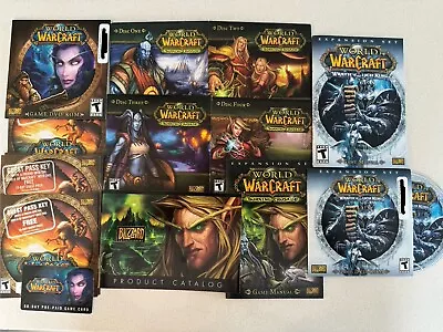 World Of Warcraft Collection WOW - Base Game Burning Crusade Lich King + BONUS • $35