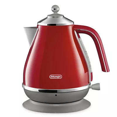 $149 • Buy NEW DeLonghi Icona Capitals Kettle KBOC2001 Tokyo Red 1.7L