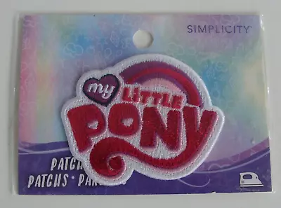 2021 NEW SEALED My Little Pony Logo 2” Patch Pink Kids Horse Embroidered Iron On • $9.99