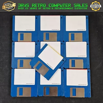 10x 3.5  Blank Atari St Double Sided Double Density Tested Computer Floppy Disks • £19.99