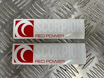 £4.50 • Buy Pit Bike Exhaust Stickers, SCORPION Top Quality Exhaust Graphics