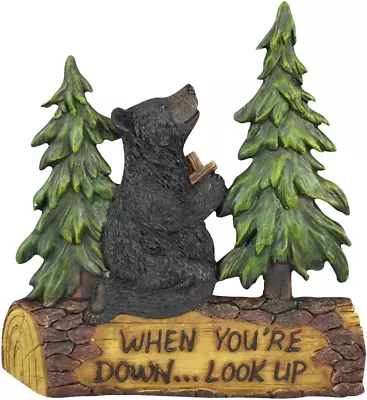 Black Bear Decor For Home - Cabin Decor Wall Hanging Home Gifts For Family - Wal • $26.90