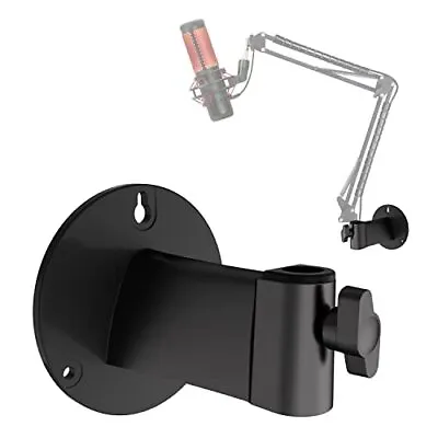Wall Mount Boom Arm Wall Mount Microphone Holder For Stand Freely Swiveling • £18.24