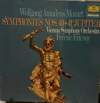 Mozart Symphonies No.40 & No.41 Fricsay VSO DGG 2535 114 Vinyl Record LP NM • $17.95