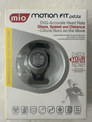 MIO Motion Fit Petite EKG Accurate Heart Rate Calorie Pedometer Sport Watch • $14.74