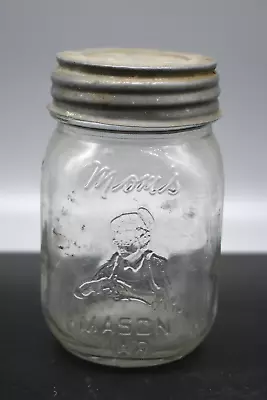 Vintage Ball  Moms  Pint Size Mason Jar With Metal Lid.  Good Conition. • $17.50