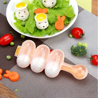 Kitchen DIY Sushi Mini Rice Tools Ball Maker Mould Meat Vegetable Making KitAGKX • £4.34