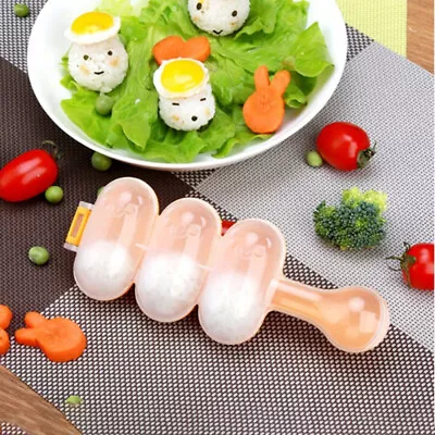 Kitchen DIY Sushi Mini Rice Tools Ball Maker Mould Meat Vegetable Making KitAGKX • £4.34