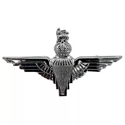 Parachute Regiment Beret Cap Badge With Kings Tudor Crown - Brass Base Metal • £13.95