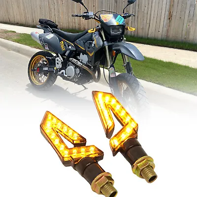 Motorcycle LED Turn Signal Blinker Light For Suzuki DRZ400SM DR650SE DR350 DR200 • $13.50