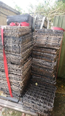 £103.50 • Buy Used Grass & Gravel Plastic Grids For  Slab Shed Base, Path, Drive, Car Park