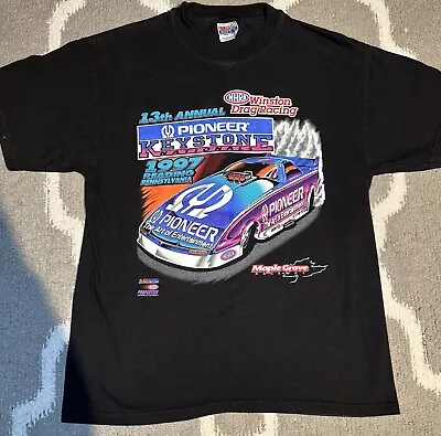 Vintage NHRA Wisnton Drag Racing Shirt 1997 Size L • $30