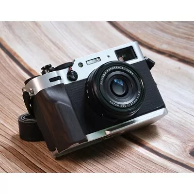 Camera Wooden Vintage Finger Hand Grip Quick Release L Plate For Fujifilm X100V • $63.92