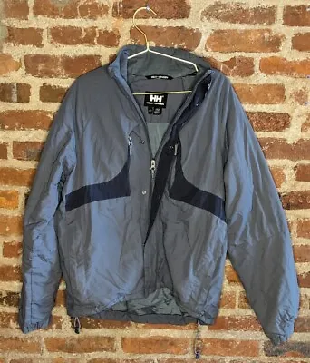 Helly Hansen Small Blue-ish Gray Coat W/ Adjustable Waist • $35