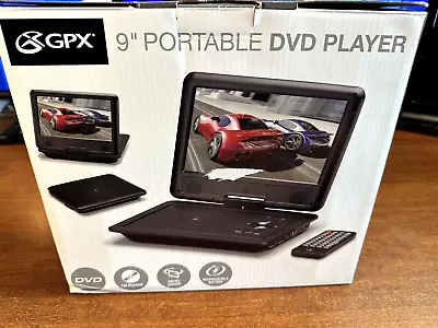 GPX PD901B PD901B Standard Portable DVD Player W/ 9-Inch Swivel Screen & Remote • $39.99