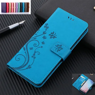 $14.88 • Buy For Samsung S7 S21+ Note 20 Magnetic Flip Leather Wallet Stand Card Case Cover