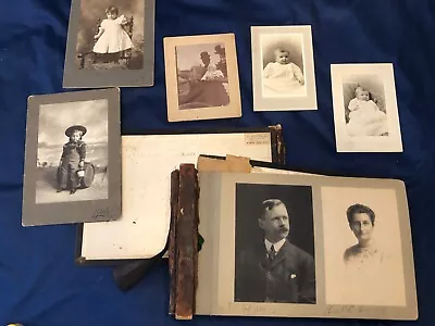 Antique Black & White Photo Album Early 1900's Very Good To Excellent Condition • $25