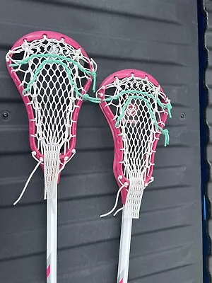 Maverik Complete Lacrosse Womens Alta Starter Stick 36 Inches-Pink(2 Sticks)READ • $80