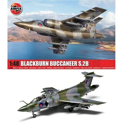 Airfix 1:48 Blackburn Buccaneer S.2B RAF Model Aircraft Kit Skill Level 3 A12014 • £72.49