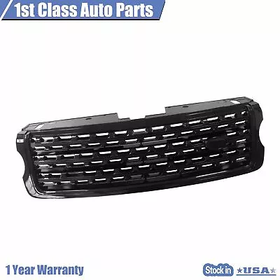 Front Black Grille Grill For 2013-2017 Land Rover Range Rover Gloss LR052715 • $86.99