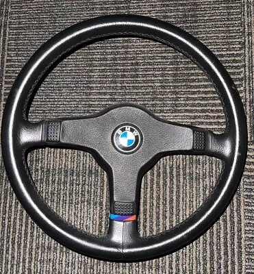 BMW E30 E34 E28 M TECH 1 Steering Wheel M Technic 385mm • $207.50