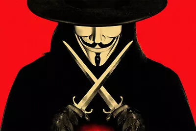 $23.99 • Buy V For Vendetta Movie Action Thriller Drama Wall Art Home Decor - POSTER 20 X30 