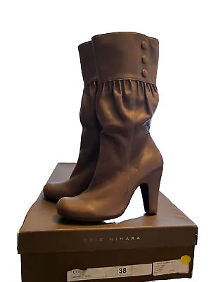Chie Mihara Cunis Heel Boots 38 Excellent Condition With Box Orig $608 • $150