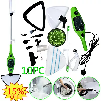 Steam Mop Cleaner 10-in-1 Convenient Detachable Handheld Multi-purpose Cleaning  • $74.61