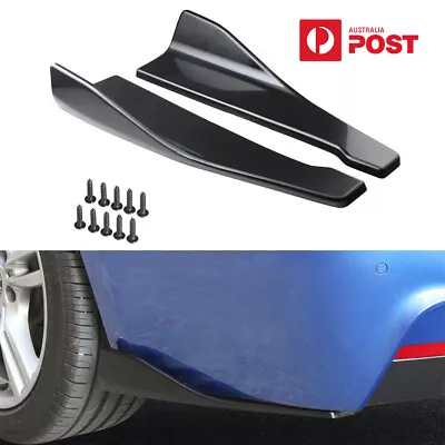 2Pcs Universal Car Bumper Spoiler Rear Lip Canard Diffuser Anti-Scratch Winglet • $23.99