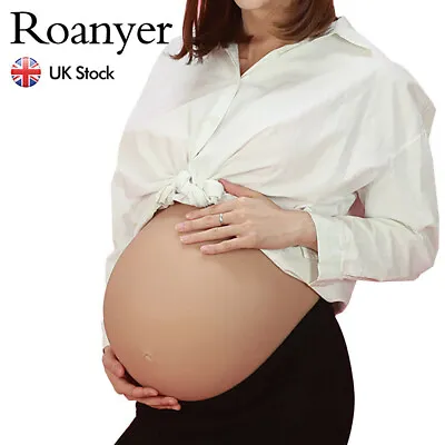 Roanyer Silicone Fake Belly Artificial Fake Pregnancy Baby Tummy Pregnant Bump • £139