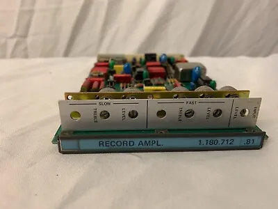 Studer A800 Reel To Reel Record Amplifier Card 1.180.712.00 • $23.06