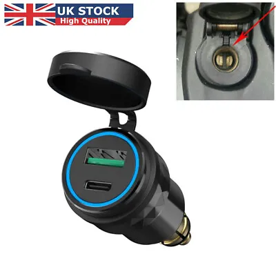 £11.39 • Buy For BMW R1200GS Triumph Tiger Hella DIN To QC 3.0 USB + PD Motorcycle Charger UK