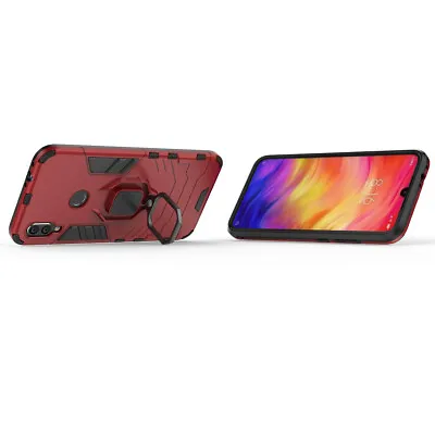 For Xiaomi Redmi Note 7 Pro Shockproof Magnetic Stand Ring Holder Armor Case • $5.99