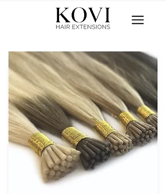 NEW Kovi I-tip Hair Extensions 22”  • $110