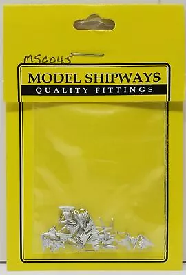 Model Shipways CLEAT Two Horned 3/16  (8mm) With Pin 20 Pack • $6.99