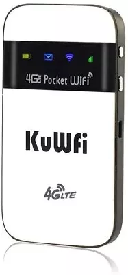 KuWFi LTE Pocket WiFi Router - Mobile WiFi Hotspot Portable Router With Sim Slot • $43.90