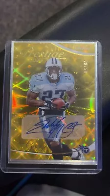 Eddie George Autographed Card (28/50)  • $29.99