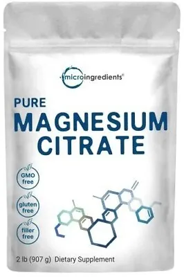 US Origin Pure Magnesium Citrate Powder 2 Pounds 32 Ounce Pure And Filler Fre... • $24.99