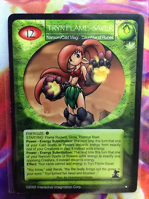 Magi Nation - Nightmare's Dawn  Tryn Flame-Saver   Naroom Rare  X1 • $14.95