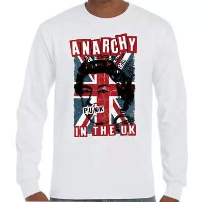 Anarchy In The UK Mens Punk Rock T-Shirt Union Jack Clash • £13.99