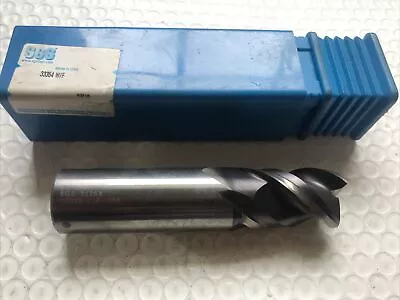 Machinist Tools Solid 1” Carbide Endmill 3 FL .040 Rad USA Professional Regind • $15.50