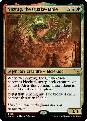 Anzrag The Quake-Mole | MKM Murders At Karlov Manor | NM MTG Additional Combat • $20